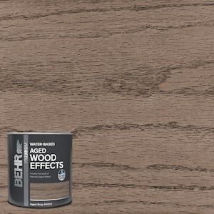 1 qt. Aged Grey Transparent Wood Effects Water-Based Interior Wood Stain