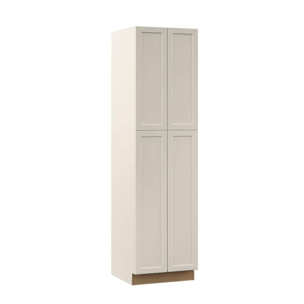Designer Series Melvern 24 in. W x 24 in. D x 90 in. H Assembled Shaker Tall Pantry Kitchen Cabinet in Cloud price history on PriceWatchPro