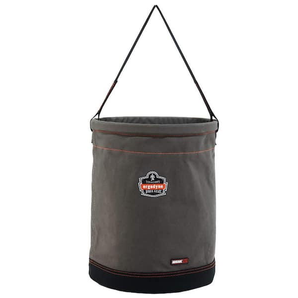 Ergodyne Arsenal 16 in. Tool Bucket, Gray Canvas