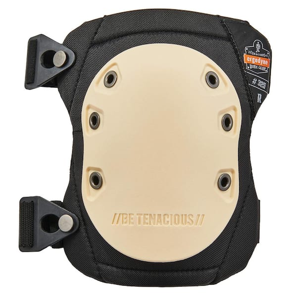 Hard Shell Hinged Knee Pads - Non-Marring Rubber Cap