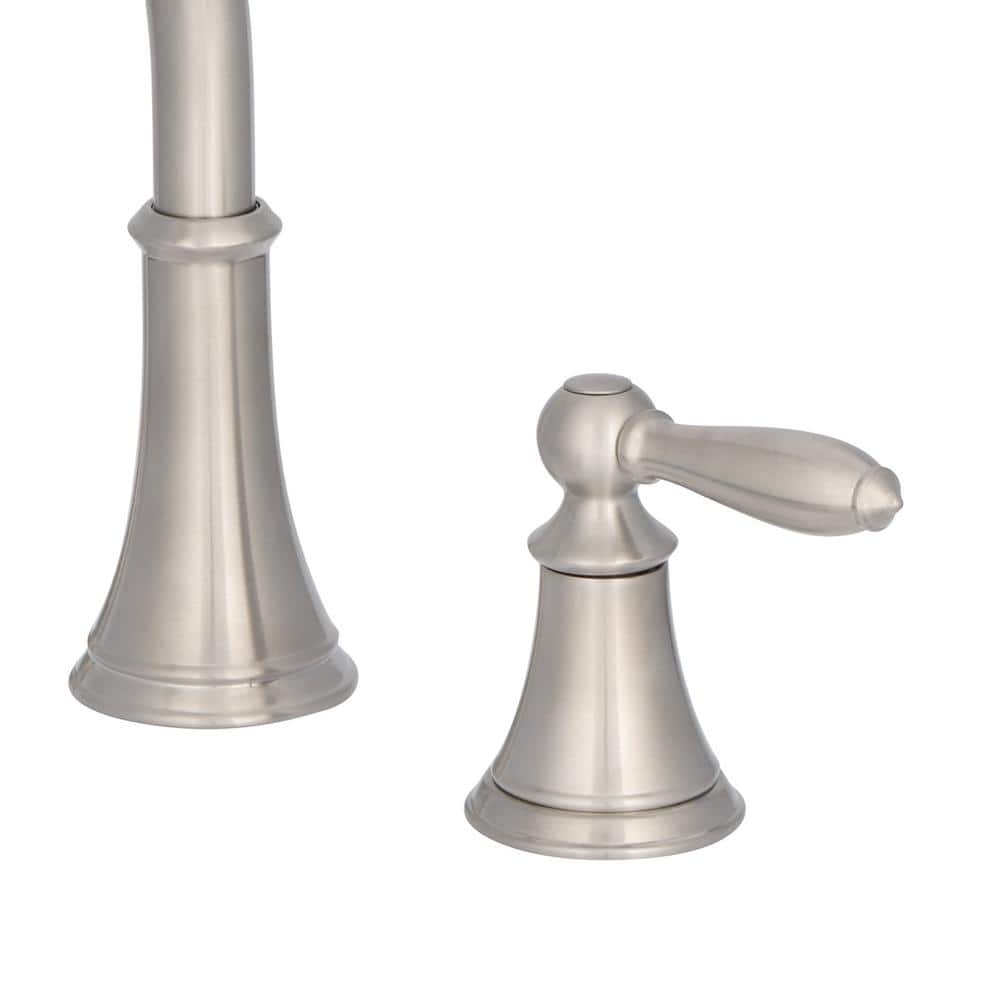 Pfister Courant Brushed Nickel 8-Inch Widespread Bathroom Faucet
