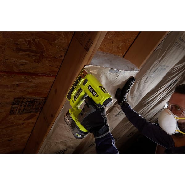 RYOBI - ONE+ 18V Compression Drive Cordless 3/8 in. Crown Stapler