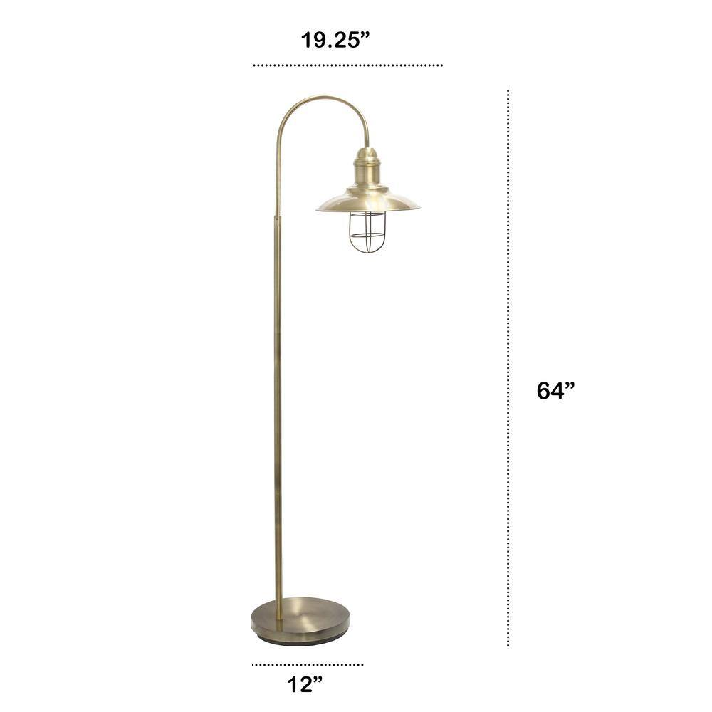 Edison 57'' Matte Restoration Bronze Modern Farmhouse Floor Lamp