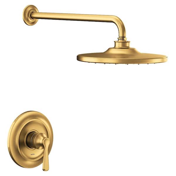 Colinet 1 Handle Shower Trim Kit in Brushed Gold (Valve Not Included)