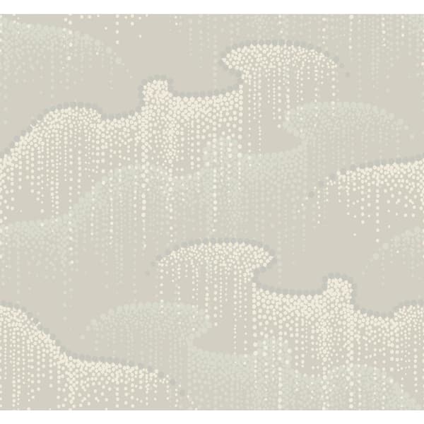 Moonglight Pearls Light Taupe Wallpaper