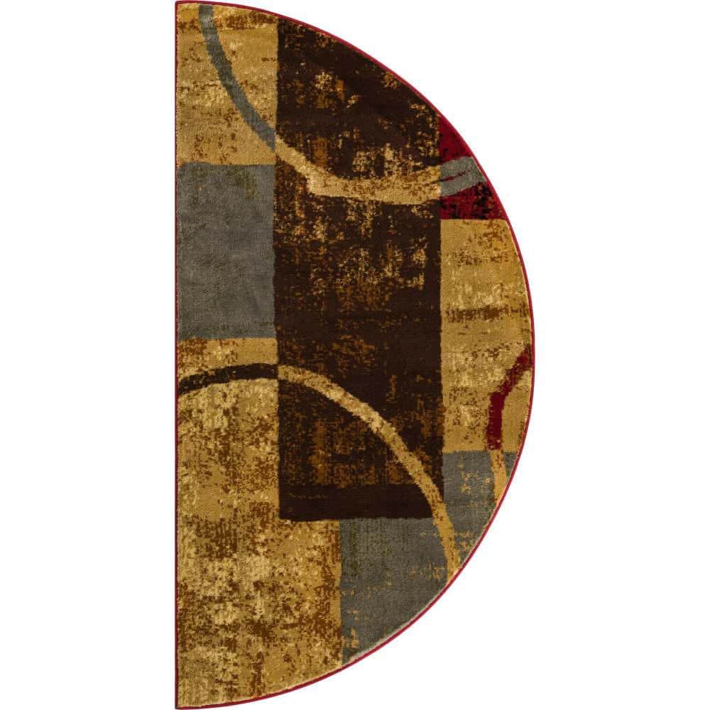 Unique Loom Barista Kouillou Multi 3' 0 x 6' 0 Area Rug 3179811 The