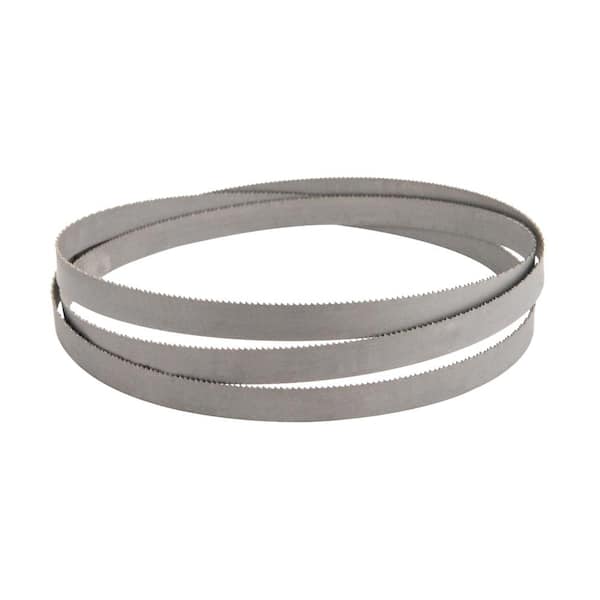 ‎POWERTEC 62 in. Bi-Metal and Carbon Steel Band Saw Blades Assortment for WEN 3939T Ryobi Grizzly Craftsman 9 in. Bandsaw, 2-Pack