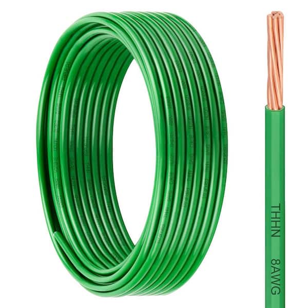 15 ft. 8 Gauge Stranded Copper Wire Rated 600V Indoor/Outdoor