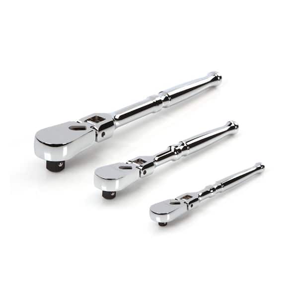 NEW Craftsman 3pc 1/4 3/8 1/2 Ratchet Set Teardrop QUICK RELEASE FREE SHIPPING 
