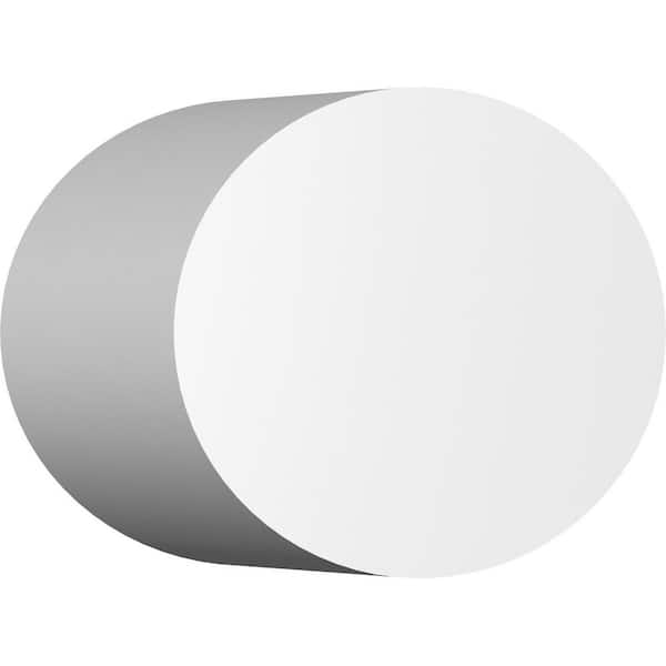 Ekena Millwork 1 in. x 3 in. x 2 in. Standard Dalton Rosette with Square Edge Moulding
