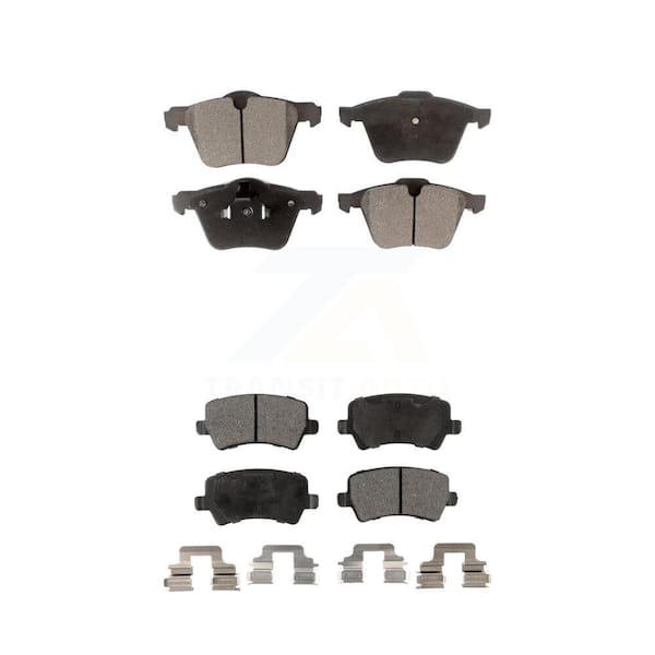 TEC Front Rear Ceramic Brake Pads Kit For Volvo S60 XC70 S80 V60 Cross Country V70 KTC-100131
