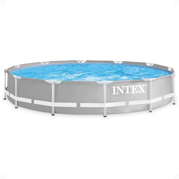 Prism Frame 12 ft. Round 30 in. Deep Above Ground Pool Set