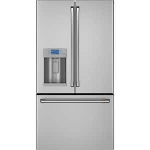 22.2 cu. ft. Smart French Door Refrigerator with Hot Water Dispenser in Stainless Steel, Counter Depth and ENERGY STAR