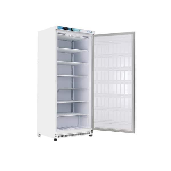 Koolmore - 30 in. 21 cu. ft. Manual Defrost Upright Freezer Solid Door Commercial Reach in White Garage Ready
