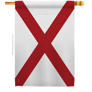 2.5 ft. x 4 ft. Polyester Alabama States 2-Sided House Flag Regional Decorative Horizontal Flags