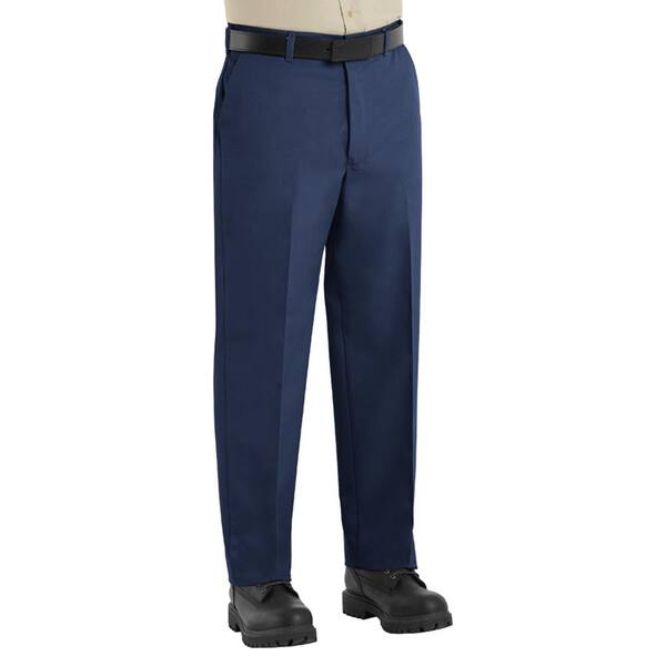 blue cotton work pants