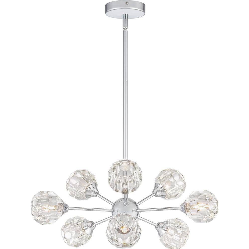 Spellbound 9-Light Polished Chrome Chandelier