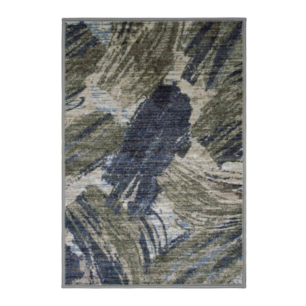 SUPERIOR Xander 2 ft. x 3 ft. Modern Abstract Indoor NonSlip Area Rug