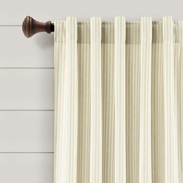 HOMEBOUTIQUE Farmhouse Vintage Stripe Yarn Dyed Cotton Back Tab