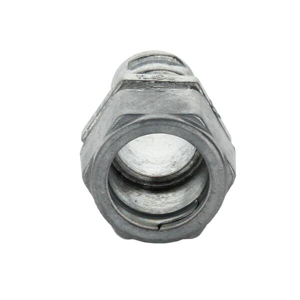 Commercial Electric - 1/2 in. Combination Coupling (EMT-to-FLEX / Compression to Screw-in), (2-Pack)