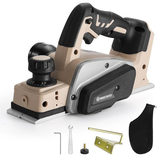 WOODSTARTER 20V 3-1/4 in. Brushless Cordless Planer with Standard Cutterhead (Tool Only)