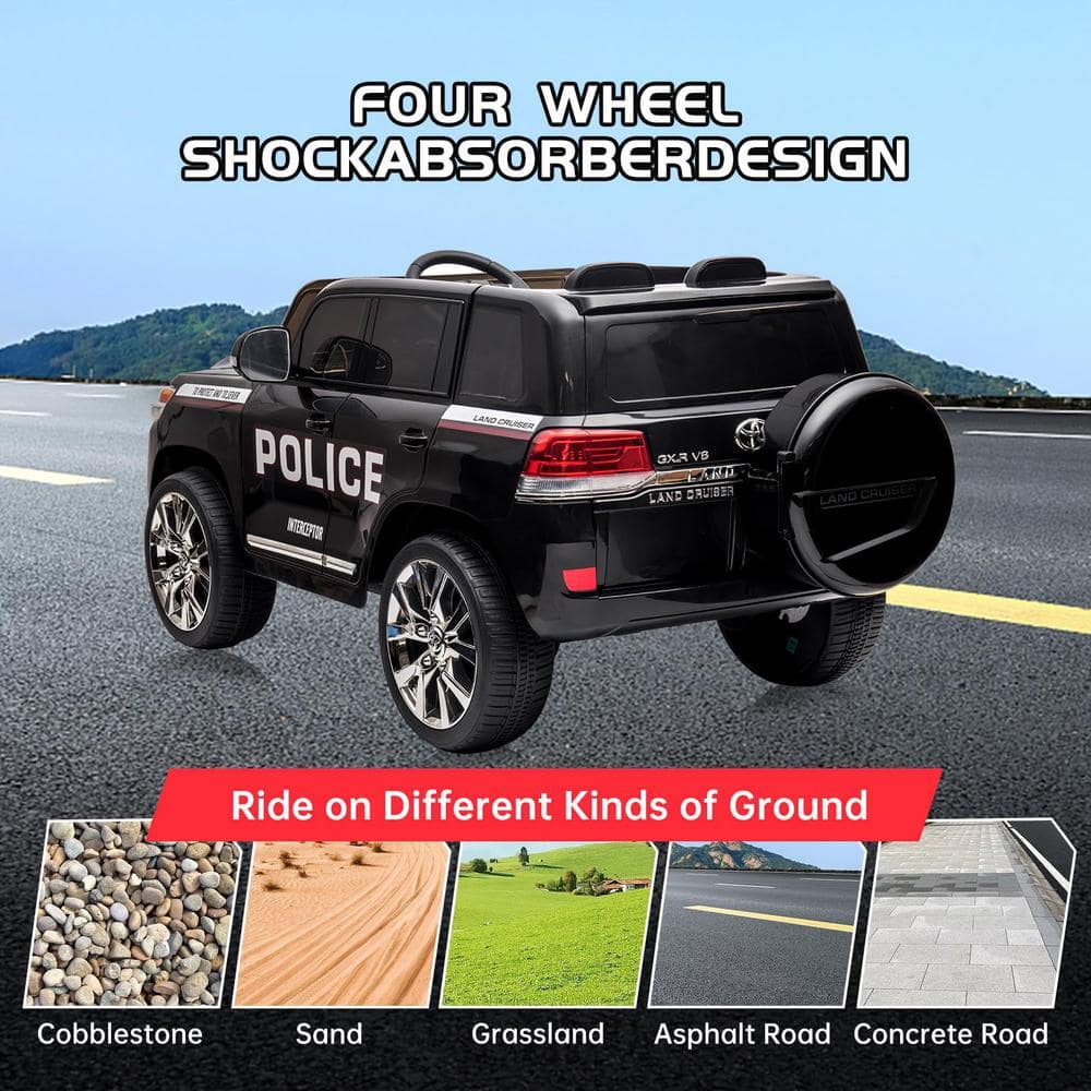 12V Black Kids Ride-On SUV with Remote Control