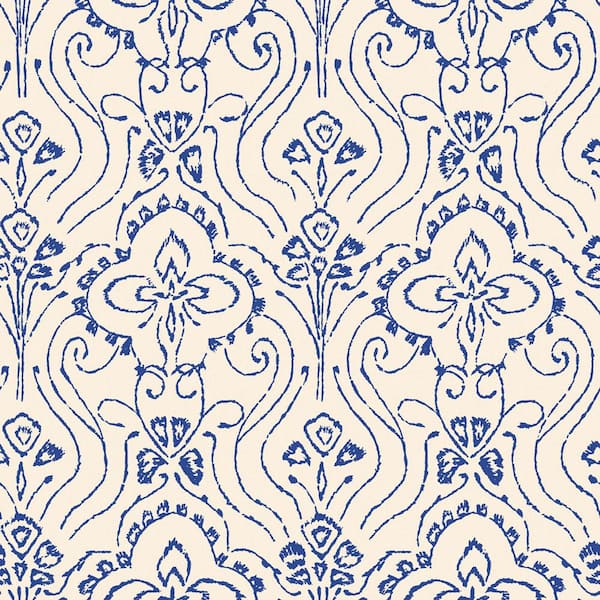 Tempaper Blue Water Pacific Wave Vinyl Peel and Stick Wallpaper Roll (Covers 28 sq. ft.)
