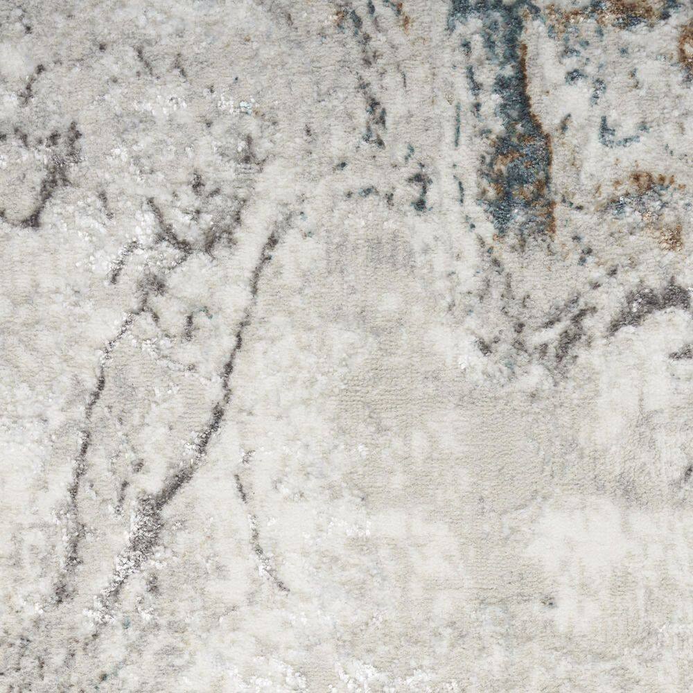4 X 6 Blue Abstract WashableArea RugRunner Rug price history on PriceWatchPro