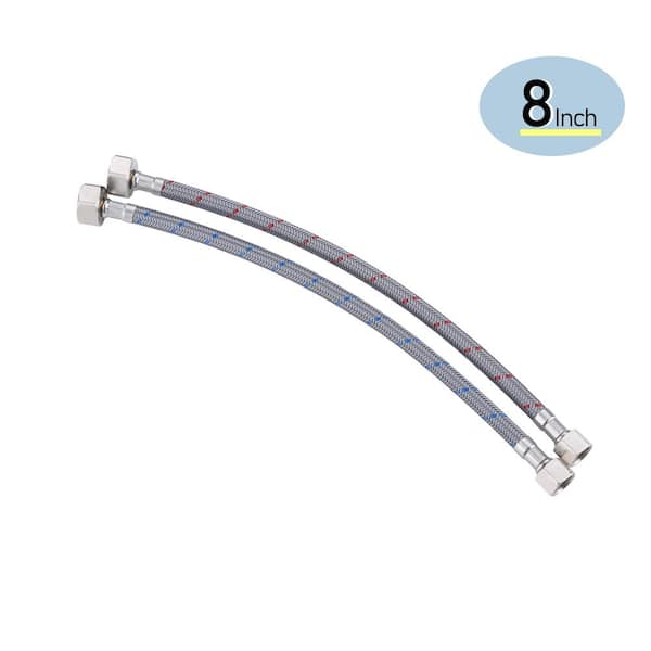ARCORA 1/2 in. FIP x 8 in. Faucet Supply Line