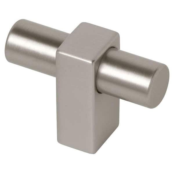 Liberty Modern Metal 1-3/4 in. (45mm) Stainless Steel Bar Cabinet Knob