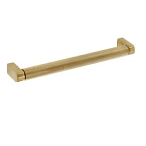 Kent Knurled 7 in. (178 mm) Satin Brass Drawer Pull