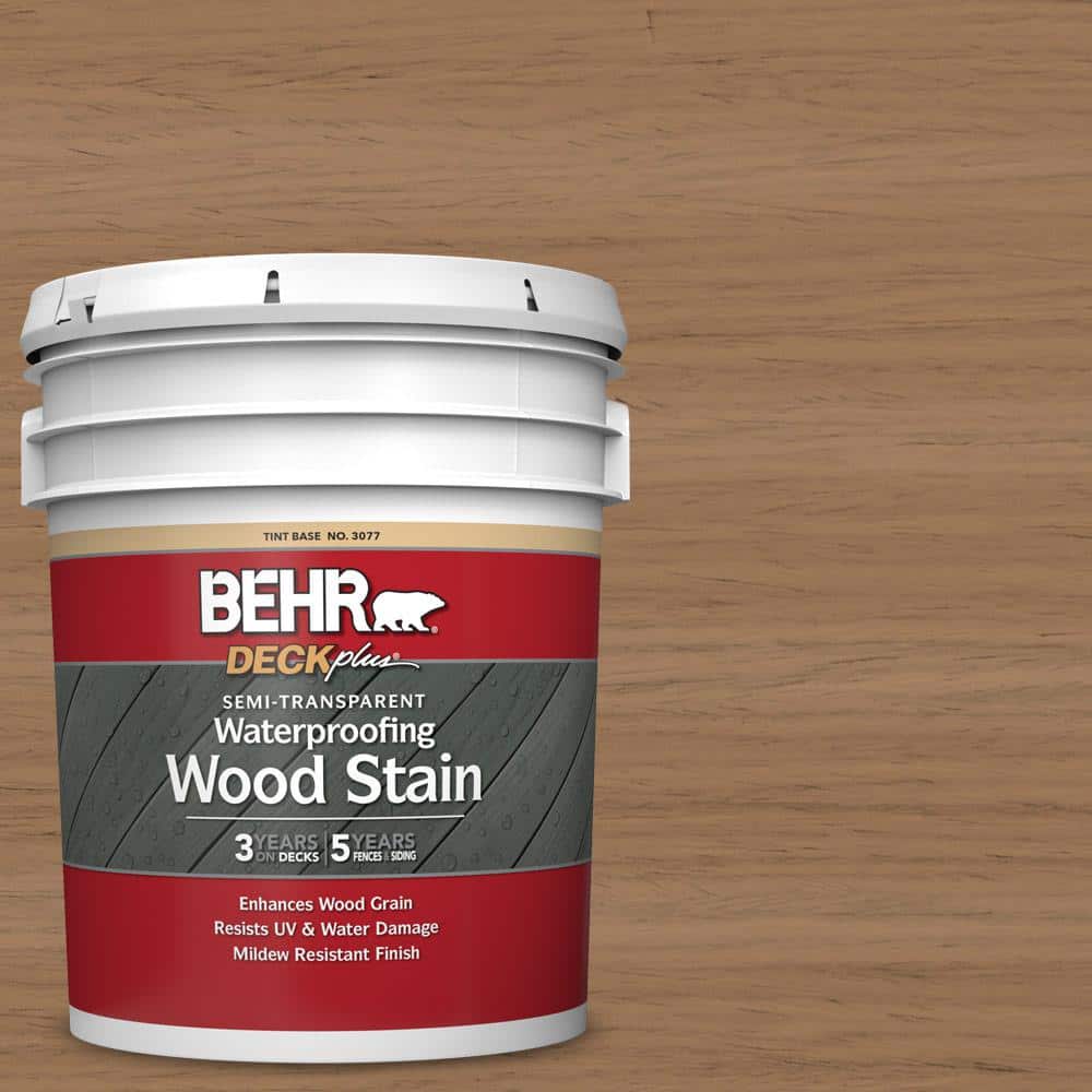 5 gal. #ST-158 Golden Beige Semi-Transparent Waterproofing Exterior Wood St