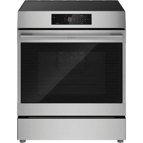 500 Series 30 in. 5.8 cu. ft. 5 Burner Slide-In Induction Range with Self-Cleaning Convection Oven in Stainless Steel