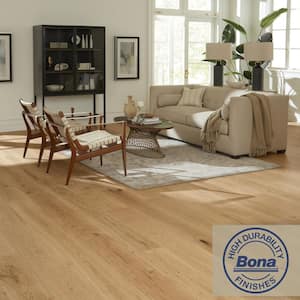 Take Home Sample - European White Oak Marigold Smooth Engineered Hardwood Flooring - 5 in. x 7 in.