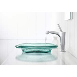 Margaux Single Hole Single Handle Mid Arc Bathroom Vessel Sink Faucet in Polished Chrome