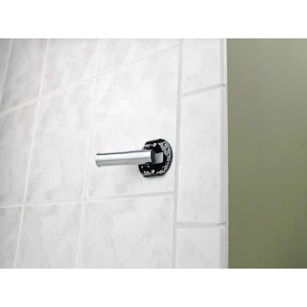 Adjustable Length Curved Shower Rod, Moen 72 In Chrome Curved Adjustable Shower Curtain Rod