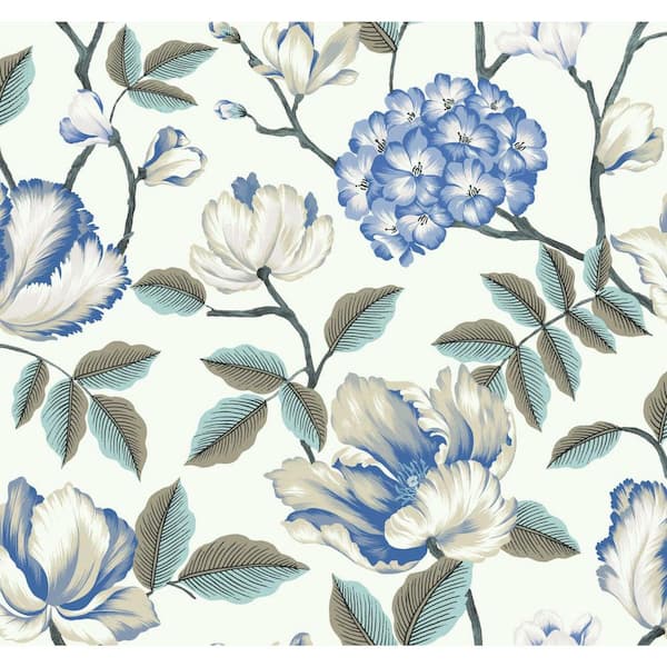GRANDMILLENNIAL 60.75 sq. ft. Morning Garden Wallpaper