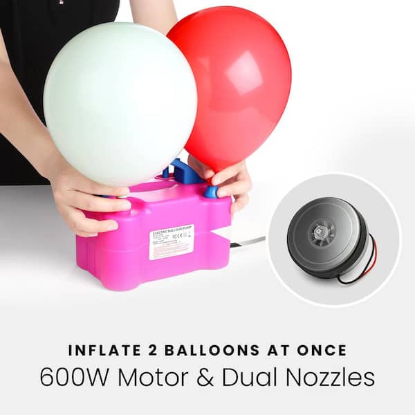 HOM Balloon Pump-Dual Modes and Nozzle Electric Pump for Birthday