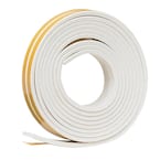 3/8 in. x 17 ft. White Ribbed EPDM Cellular Rubber Weather-Seal Tape