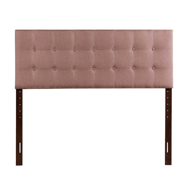 AndMakers Super Nova Brown Full Upholstered Tufted Panel Headboard