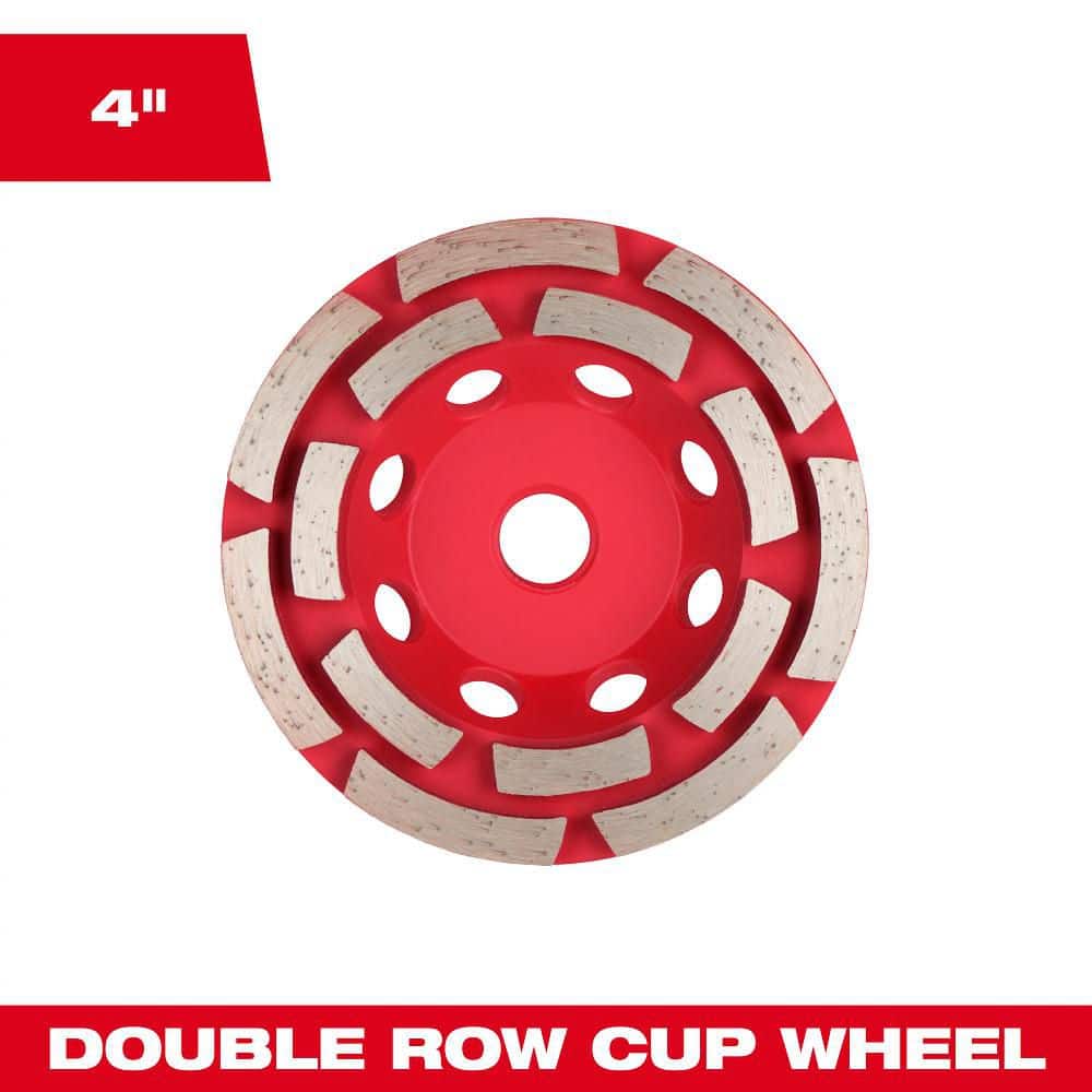 4 in. DIAMOND MAX Double Row Diamond Cup Wheel price history on PriceWatchPro