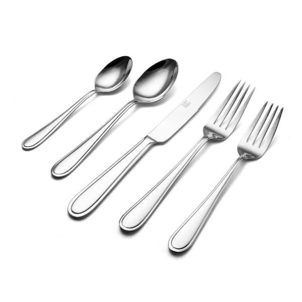 Gourmet Basics by Mikasa Westfield 20-pc Flatware Set, Service for 4, Stainless Steel 18/0