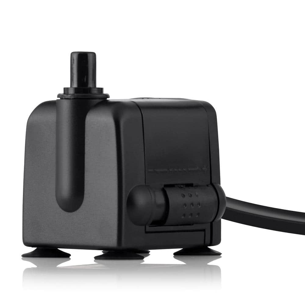Alpine 120 GPH Black Ceramic Fountain Pump with Halogen Light