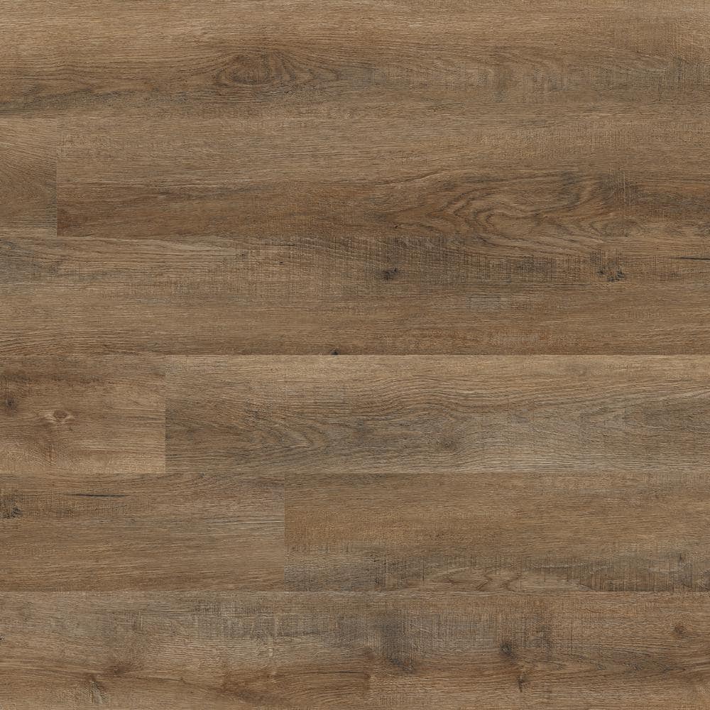 A&A Surfaces Heirloom Oak 12 MIL x 6 in. x 48 in. Glue Down