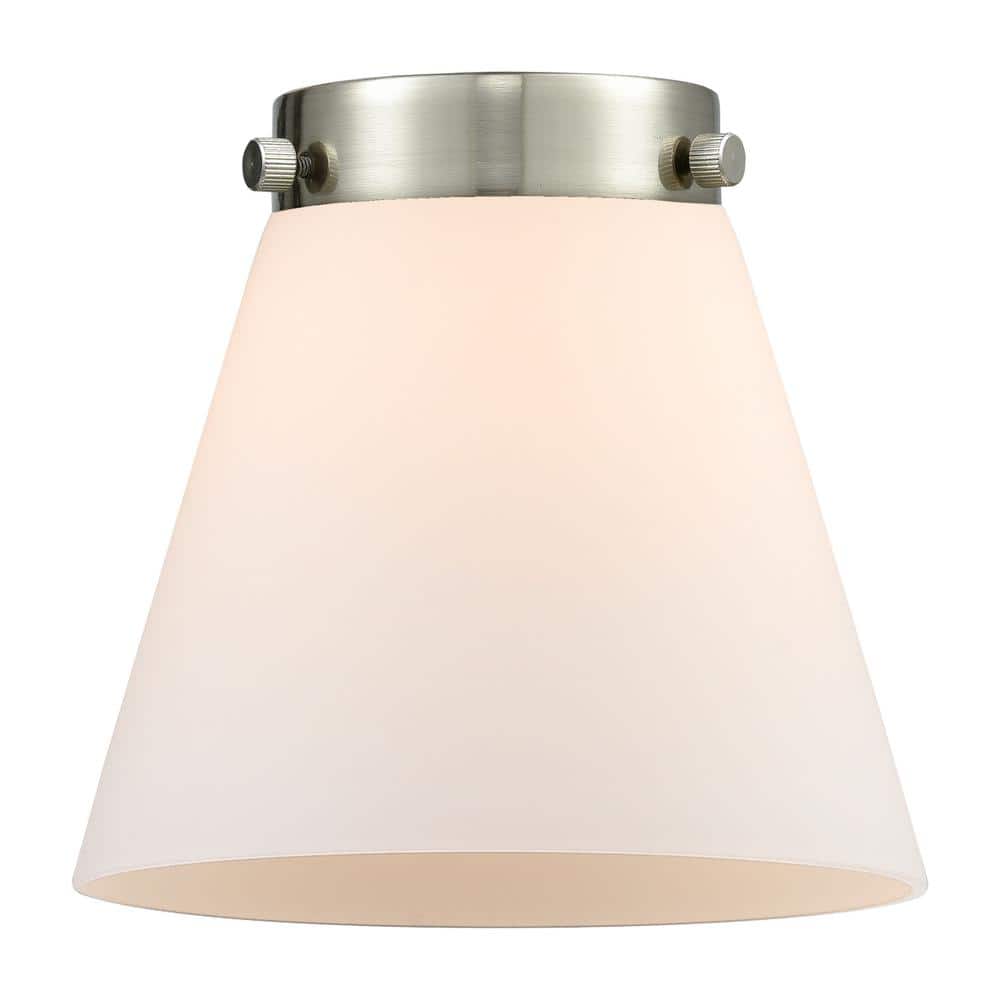 Satin Gold Mini Pendant with Glass Shade