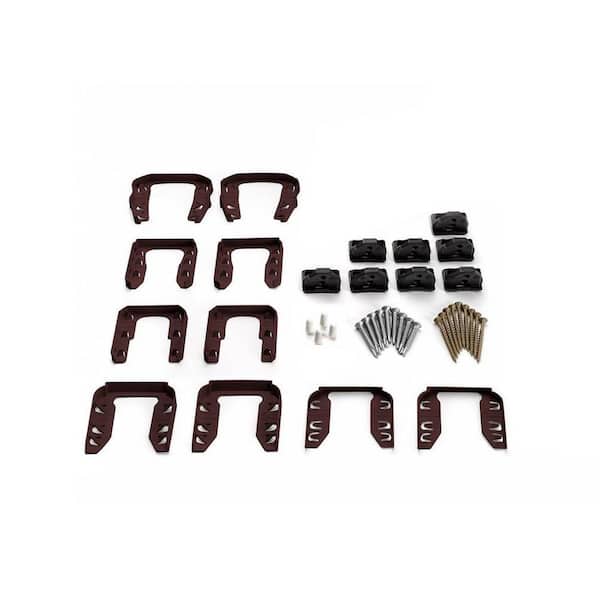Transcend Mounting Hardware Kit (Use w/ Horizontal Cut Rail)-Vintage Lantern VLHZACCYKIT