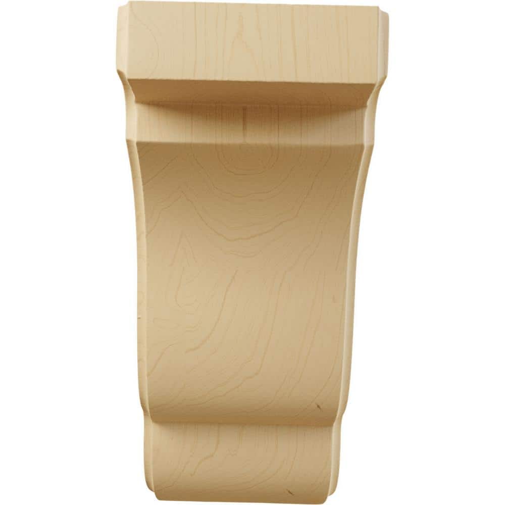 Alder Wood Bedford Corbel Bracket 3.5"W x 5"D x 7.5"H