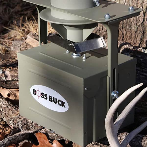 BOSS BUCK - 12-Volt High Torque Motor Hunting Game Feeder with Timer Holder (2-Pack)