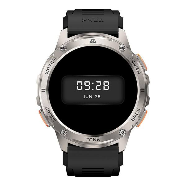 TANK T3 Special Edition AMOLED Smartwatch 1.95 x 0.57 in. Silver P