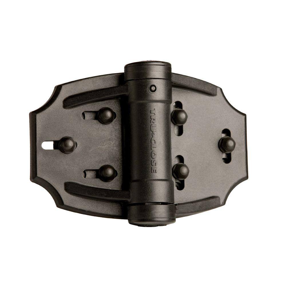 Veranda TruClose Black Vinyl Fence Hinge 125947 The Home Depot